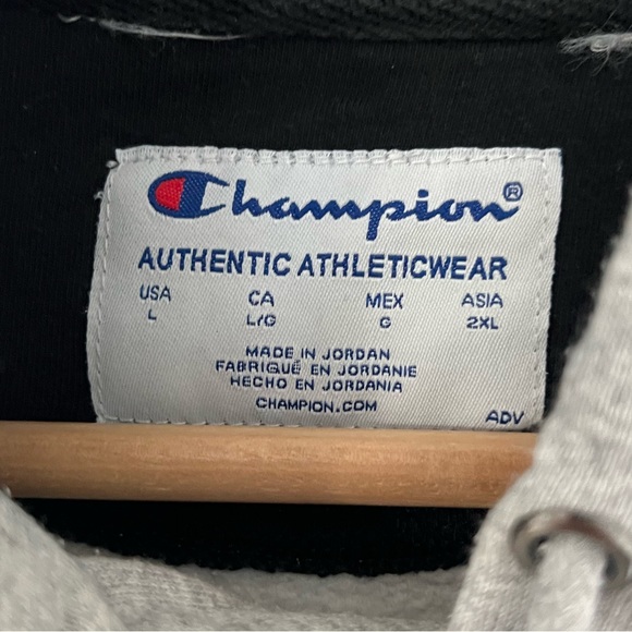 CHAMPION GREY HOODIE - Picture 3 of 3
